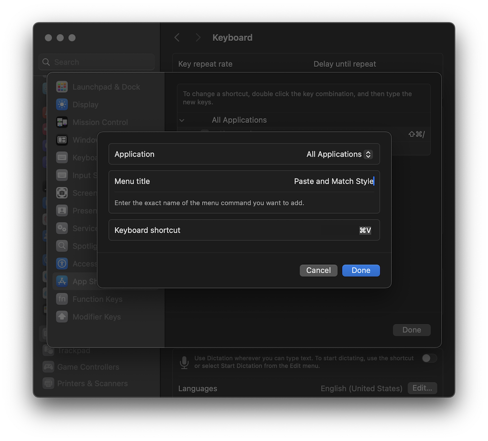 paste-and-match-style-shortcut
